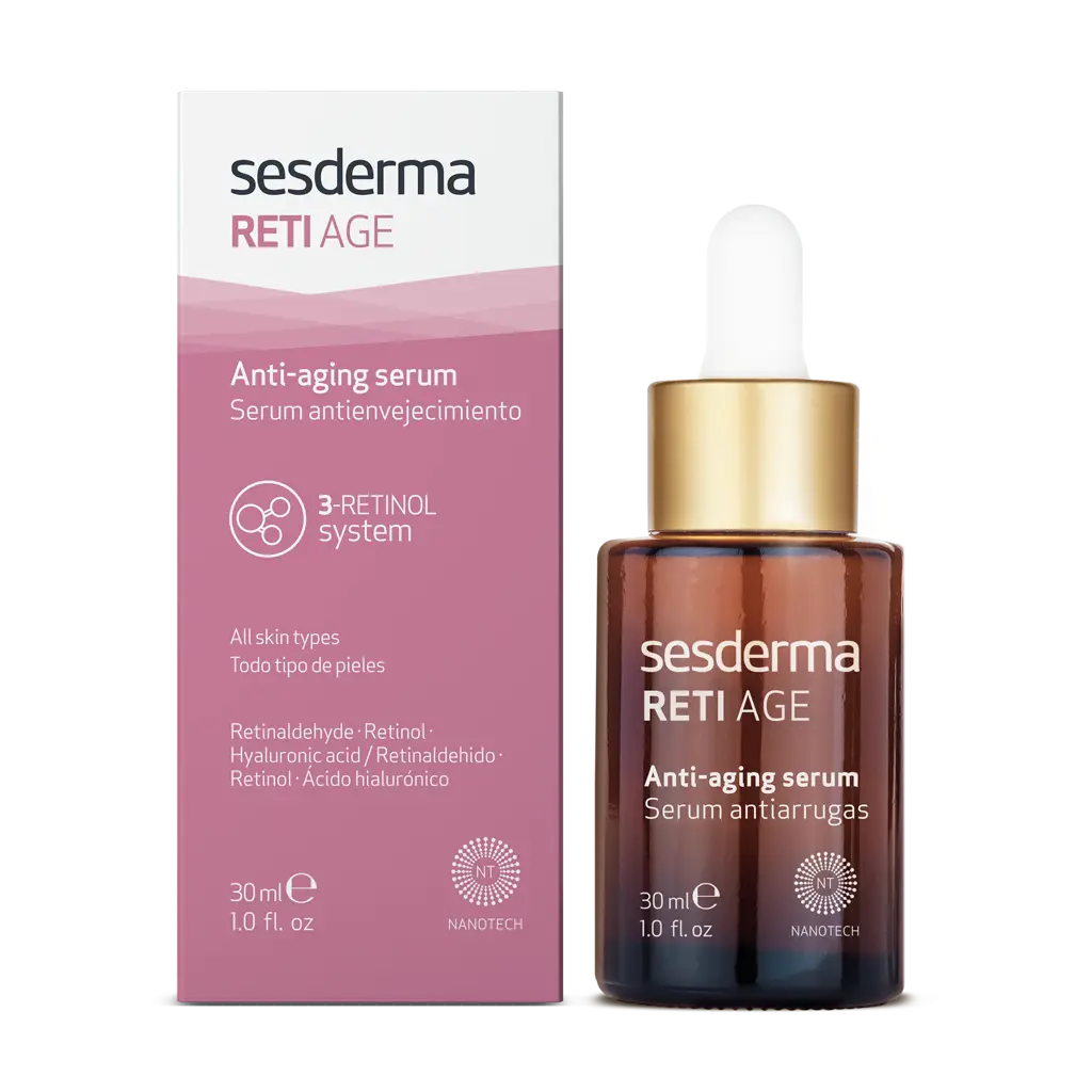RETI AGE MOISTURZING SERUM + PACKAGING